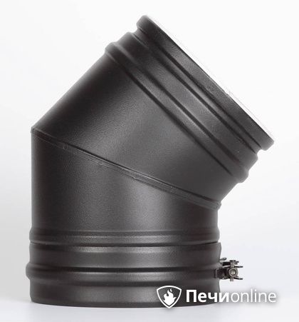 Колено 45° Schiedel Отвод 45° д.150 PM25 (Черный) Permetr в Лысьве