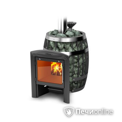 Дровяная банная печь TMF Саяны II Carbon Витра ЗК в Лысьве