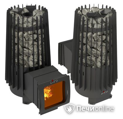 Дровяная печь-каменка GrillD Cometa Vega 180 window long Max в Лысьве