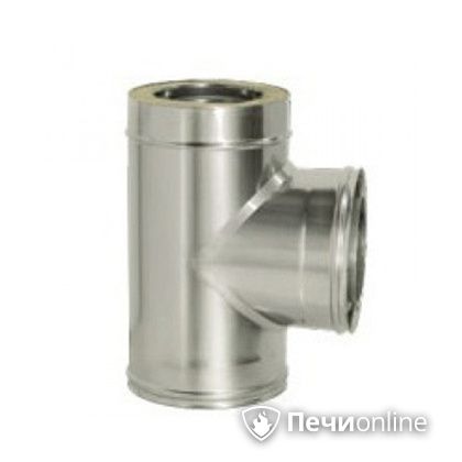 Дымоход Дымок Тройник 90° с изоляцией 0.5 мм. ТRFR90 150/230 в Лысьве