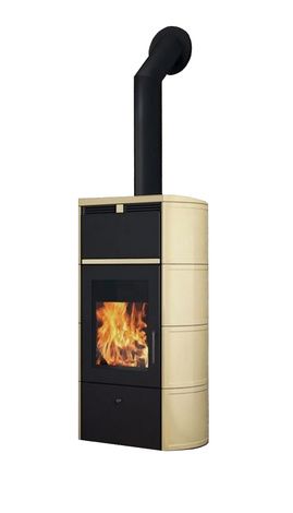 Печь-камин Edilkamin Flamma 24 kw V.A. Pergamena с Т/О в Лысьве