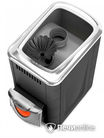 Дровяная банная печь TMF Ангара 2012 Inox ДНС КТК ЗК антрацит в Лысьве