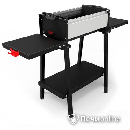 Мангал Grillver Крафтикс Сильвер на подставке в Лысьве
